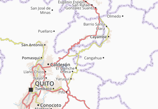 Carte-Plan Santa Rosa de Cuzubamba