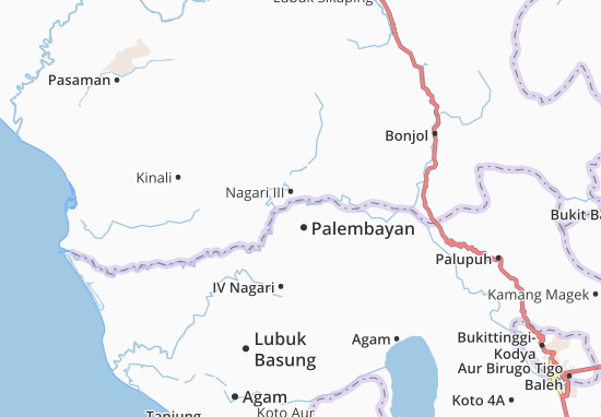 Karte Stadtplan Palembayan
