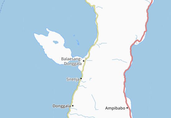 Mapa Balaesang-Donggala