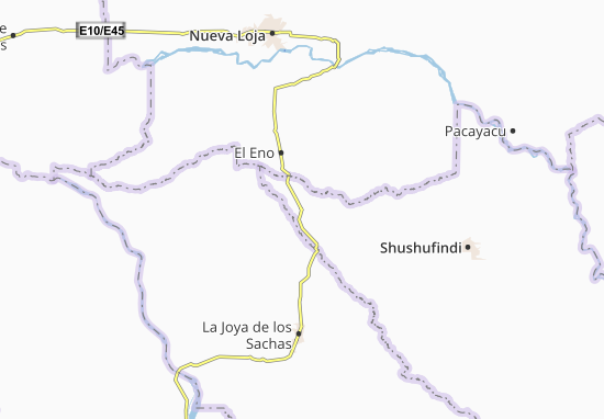 Mapa San Pedro de Los Cofanes