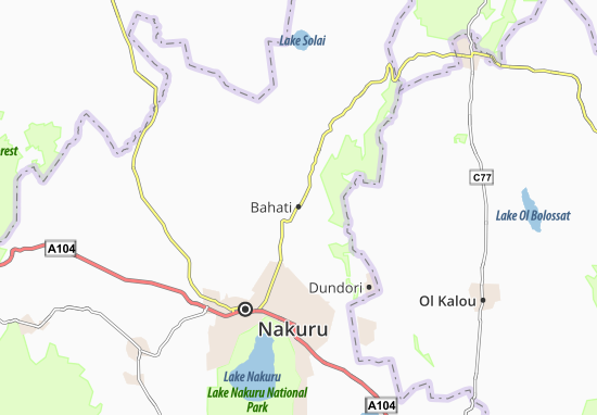 Mapa Bahati