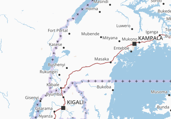 Mapa Kiruhura