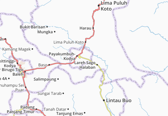 Mapa Payakumbuh Timur