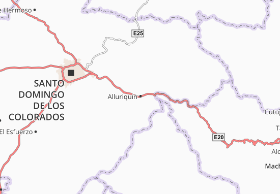 Mapa Alluriquín