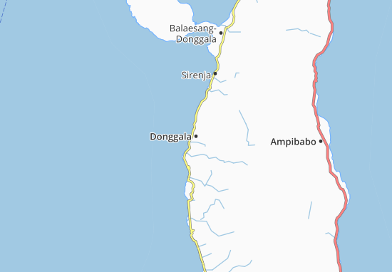 Mapa Donggala
