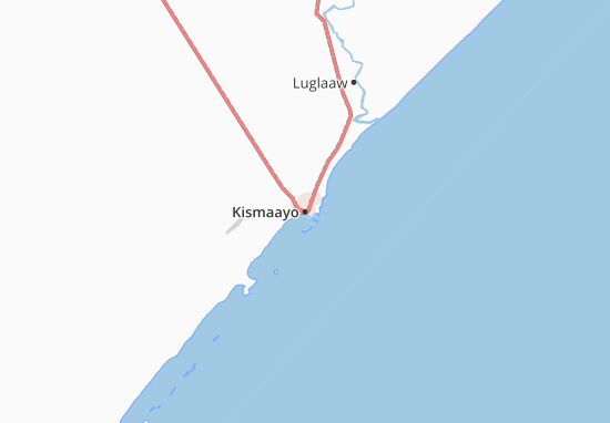 Mapa Kismaayo
