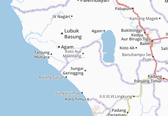 Koto Aur Malintang Map