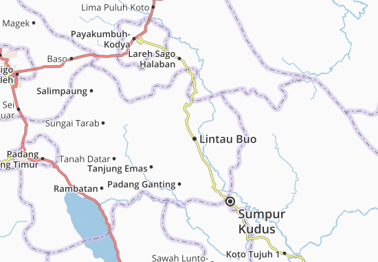 Kaart Plattegrond Lintau Buo