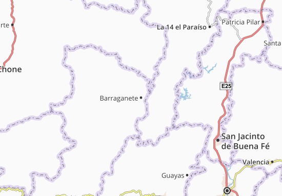 Karte Stadtplan Barraganete