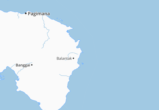 Mapa Balantak