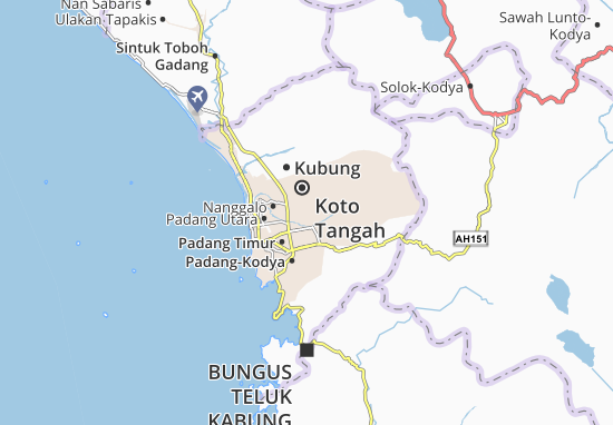 Karte Stadtplan Kuranji