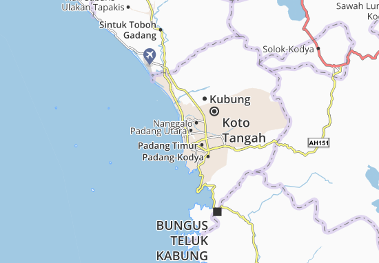 Carte-Plan Padang Utara