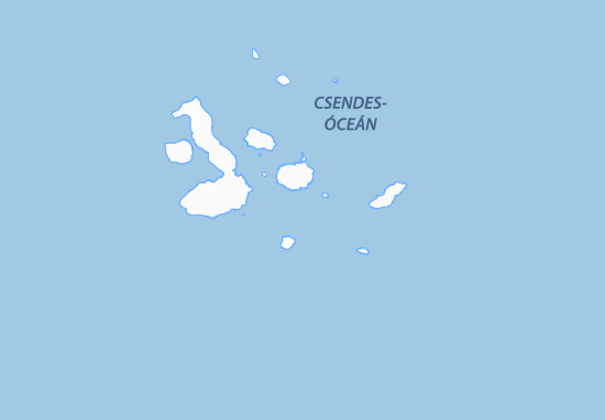 Karte Stadtplan Galápagos