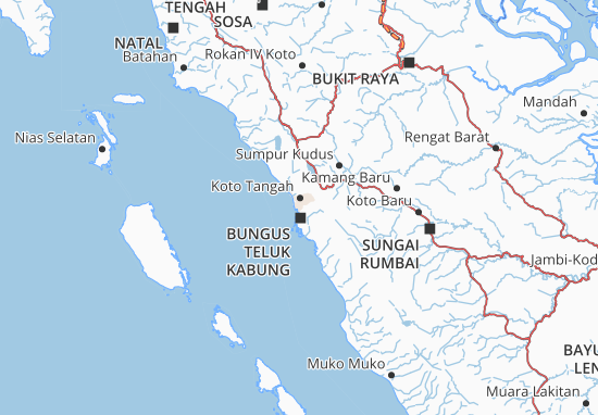 Karte Stadtplan Kota Padang
