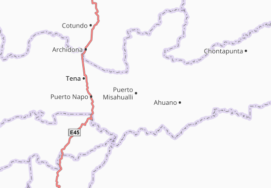 Mapa Puerto Misahualli