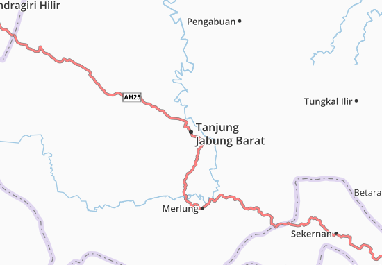 Mapa Tanjung Jabung Barat