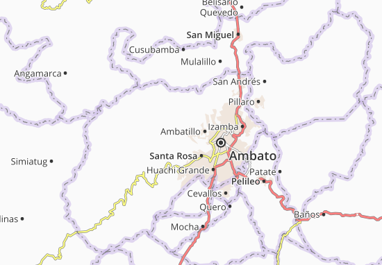 Karte Stadtplan Quisapincha