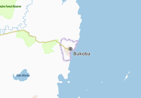 Karte Stadtplan Bukoba