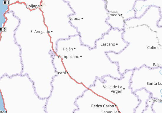 Karte Stadtplan Campozano