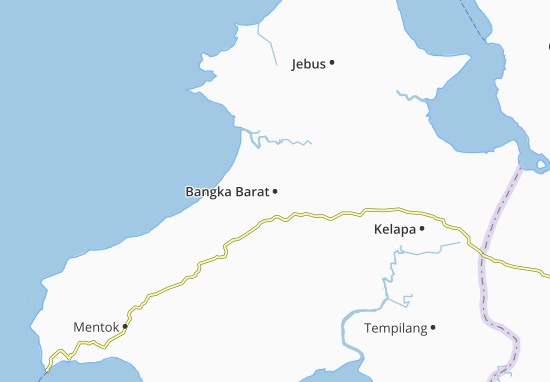 Mapa Bangka Barat