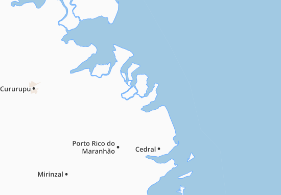 Mapa Porto Rico do Maranhão