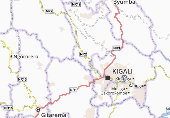 Mapa Bugaragara