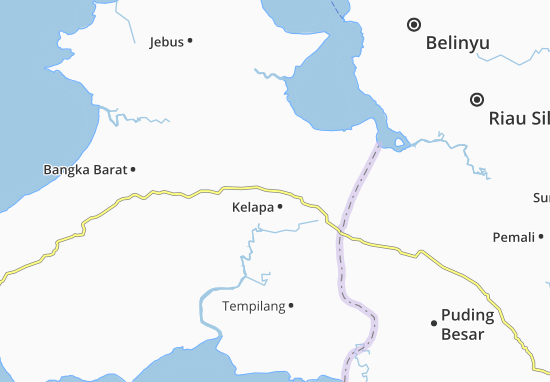 Karte Stadtplan Kelapa