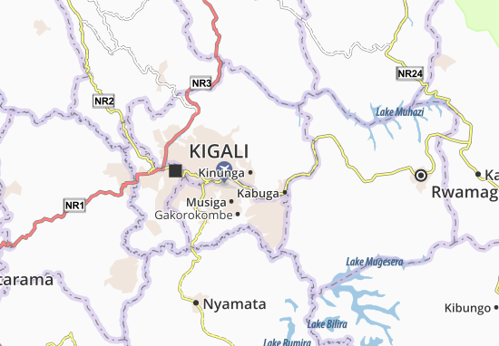 Kaart Plattegrond Kinunga