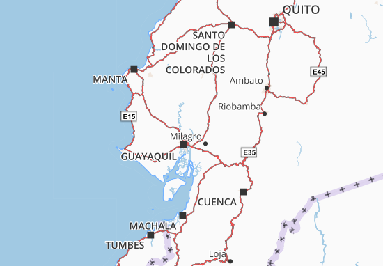 Karte Stadtplan Guayas