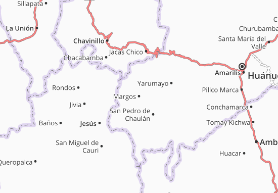 Karte Stadtplan Margos