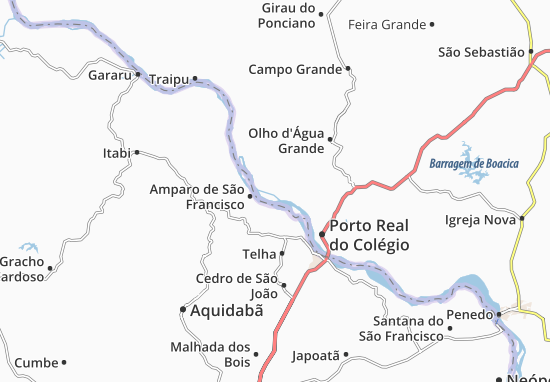 Mapa São Brás