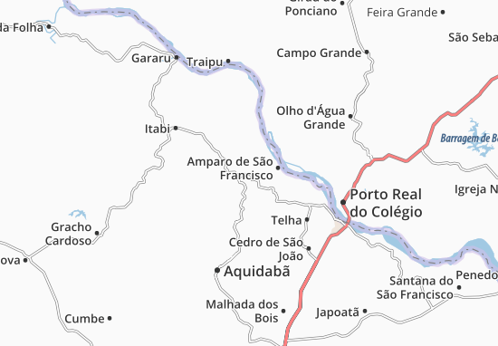Mapa Canhoba