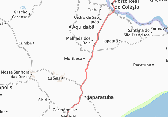 Mapa Muribeca