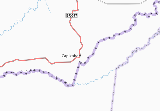 Karte Stadtplan Capixaba