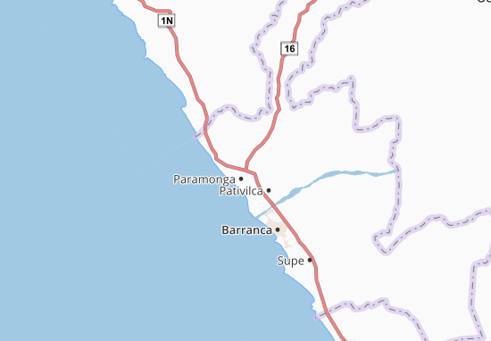 Mapa Paramonga
