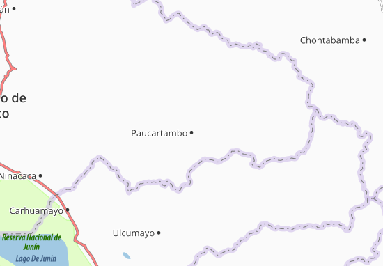 Karte Stadtplan Paucartambo