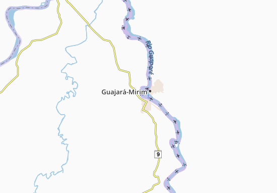 Mapa Guajara-mirim