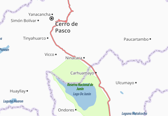 Mapa Ninacaca
