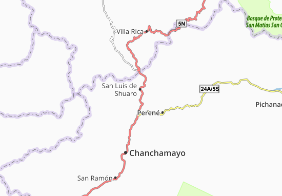 San Luis de Shuaro Map