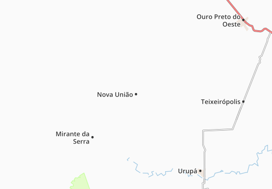 Karte Stadtplan Nova União