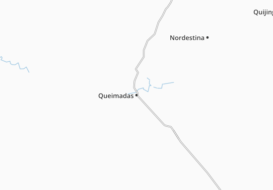 Karte Stadtplan Queimadas