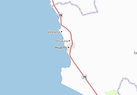 Mapa Huacho