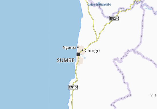 Karte Stadtplan Sumbe