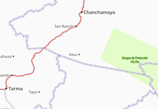 Mapa Vitoc