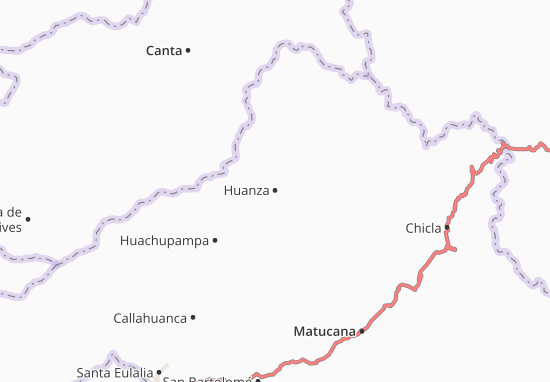 Kaart Plattegrond Huanza