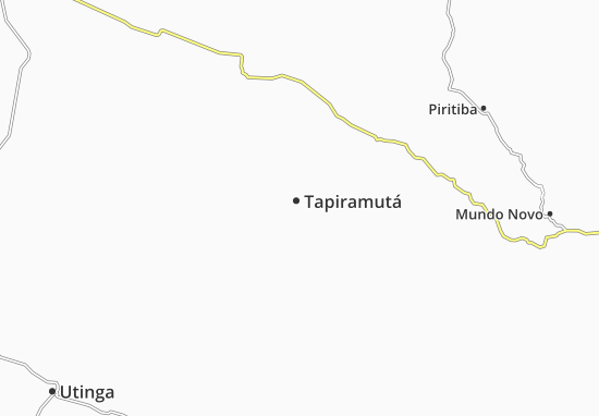 Karte Stadtplan Tapiramutá
