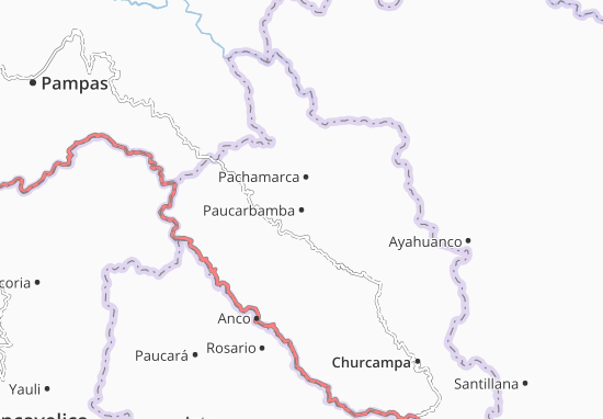 Mapa Paucarbamba