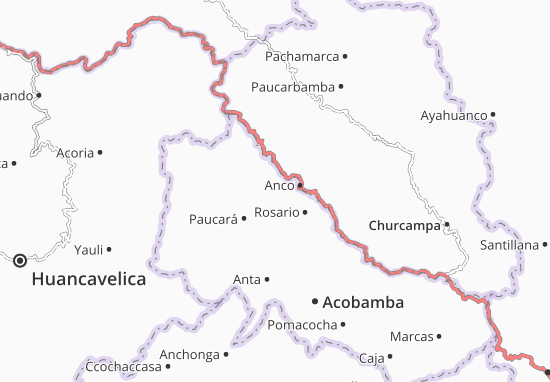 Kaart Plattegrond Andabamba