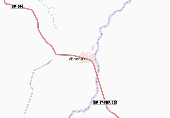Mapa Vilhena