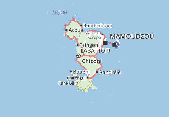 Mapa Ouangani